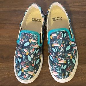 Printed Village Toucan Slip On